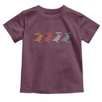 Meep Woodcock Toddler T Shirt Retro Timberdoodle Wildlife