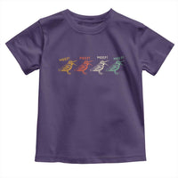 Meep Woodcock Toddler T Shirt Retro Timberdoodle Wildlife
