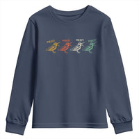 Meep Woodcock Youth Sweatshirt Retro Timberdoodle Wildlife