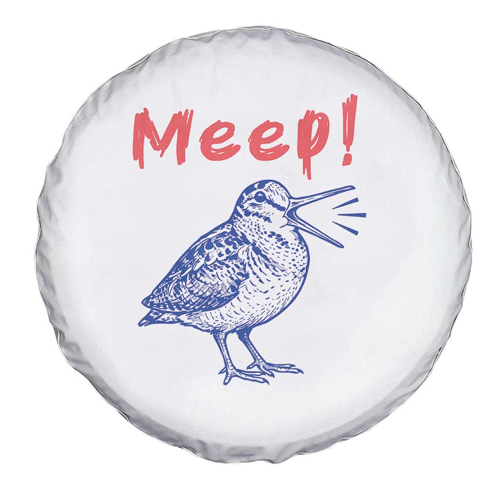 Meep Woodcock Spare Tire Cover Cute Bird Meme