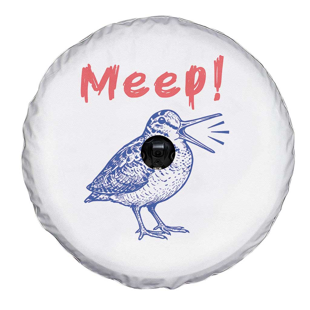 Meep Woodcock Spare Tire Cover Cute Bird Meme
