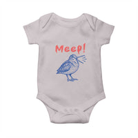 Meep Woodcock Baby Onesie Cute Bird Meme