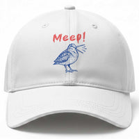 Meep Woodcock Baseball Cap Cute Bird Meme