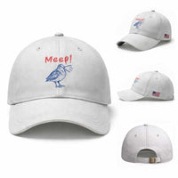 Meep Woodcock Baseball Cap Cute Bird Meme