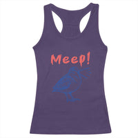 Meep Woodcock Racerback Tank Top Cute Bird Meme