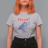 Meep Woodcock T Shirt For Women Cute Bird Meme