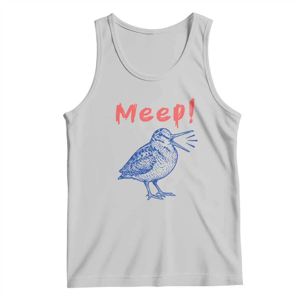 Meep Woodcock Tank Top Cute Bird Meme