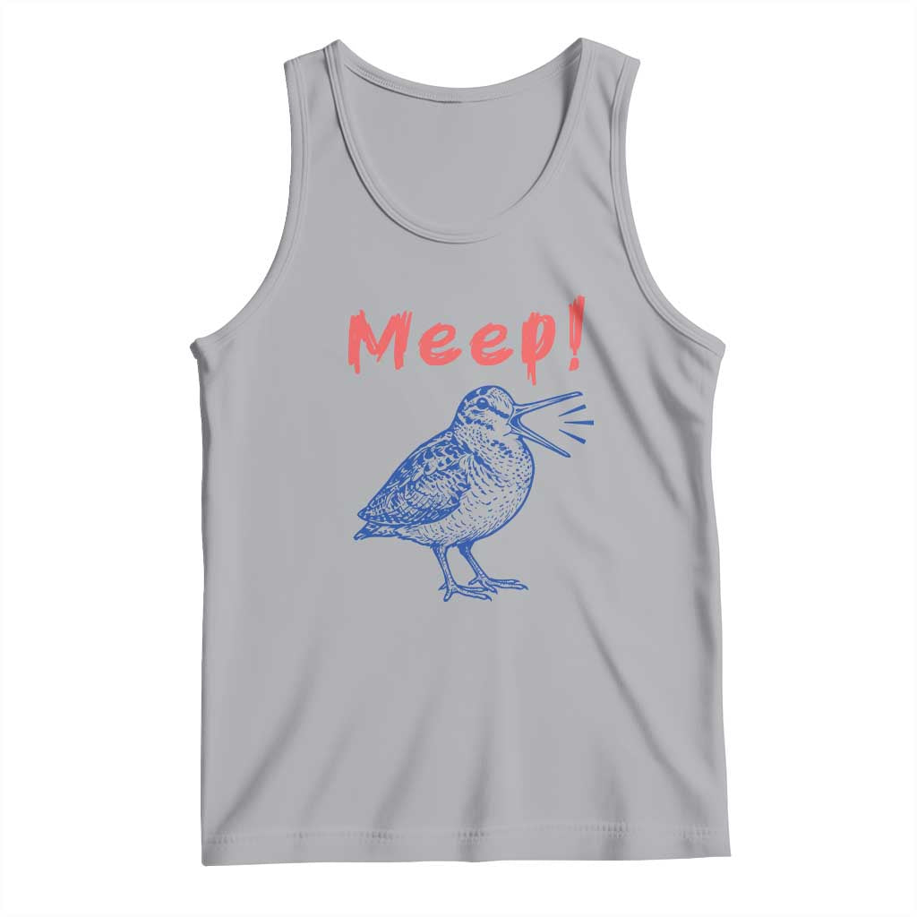 Meep Woodcock Tank Top Cute Bird Meme