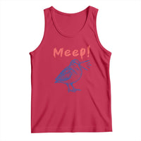 Meep Woodcock Tank Top Cute Bird Meme