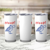 Meep Woodcock Tumbler Cup Cute Bird Meme