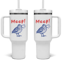 Meep Woodcock Tumbler With Handle Cute Bird Meme
