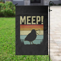 Meep Woodcock Garden Flag Funny Nature Lover