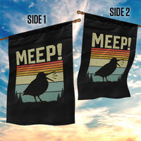 Meep Woodcock Garden Flag Funny Nature Lover