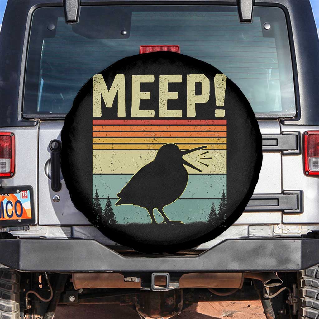Meep Woodcock Spare Tire Cover Funny Nature Lover