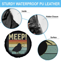 Meep Woodcock Spare Tire Cover Funny Nature Lover