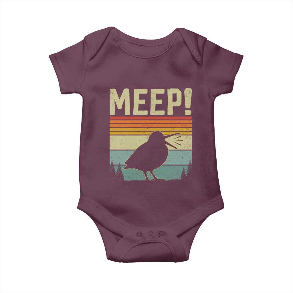 Meep Woodcock Baby Onesie Funny Nature Lover