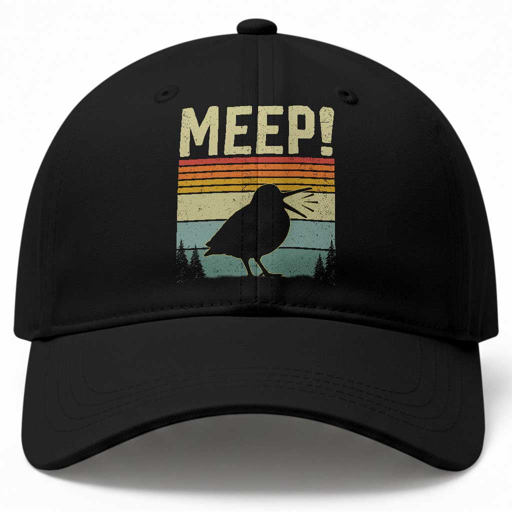 Meep Woodcock Baseball Cap Funny Nature Lover