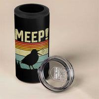 Meep Woodcock 4 in 1 Can Cooler Tumbler Funny Nature Lover