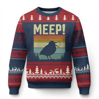 Meep Woodcock Ugly Christmas Sweater Funny Nature Lover