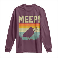 Meep Woodcock Long Sleeve Shirt Funny Nature Lover