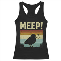 Meep Woodcock Racerback Tank Top Funny Nature Lover