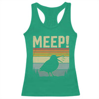 Meep Woodcock Racerback Tank Top Funny Nature Lover