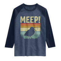Meep Woodcock Raglan Shirt Funny Nature Lover