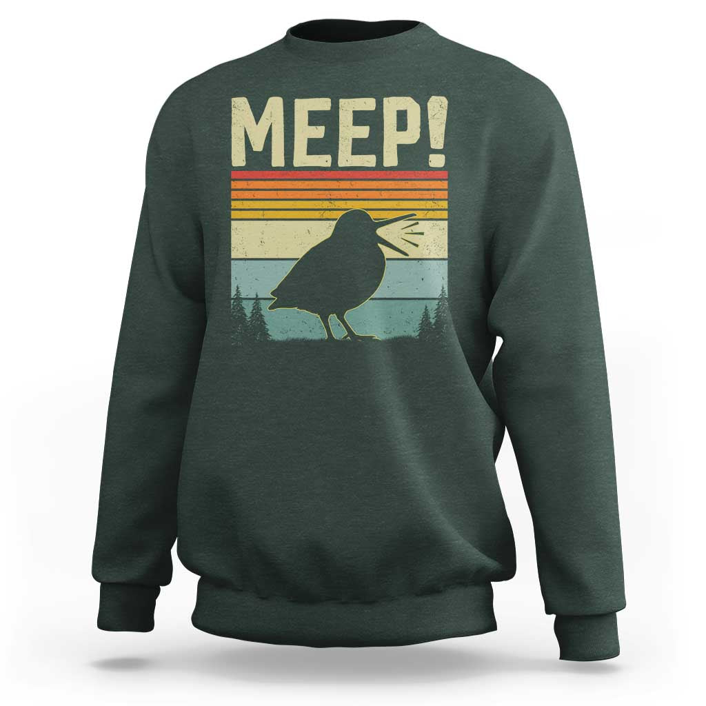 Meep Woodcock Sweatshirt Funny Nature Lover