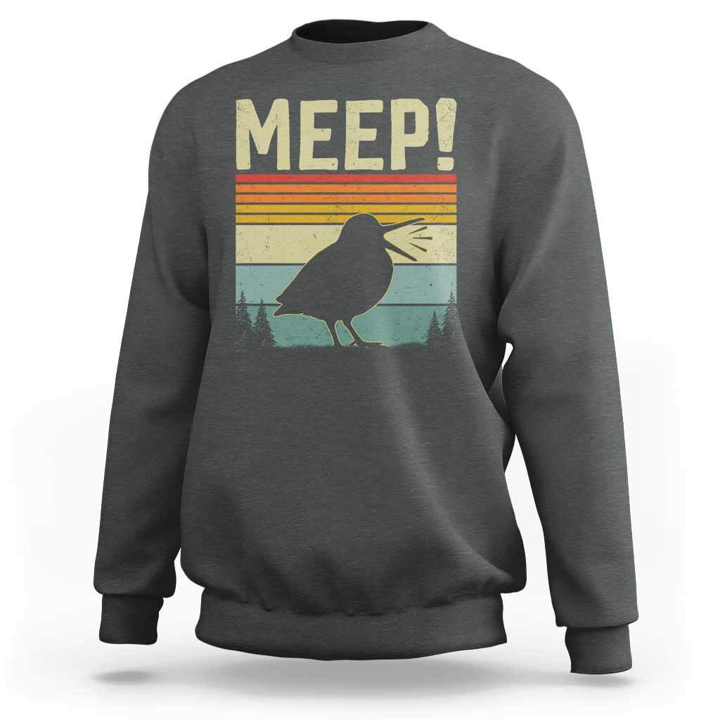 Meep Woodcock Sweatshirt Funny Nature Lover