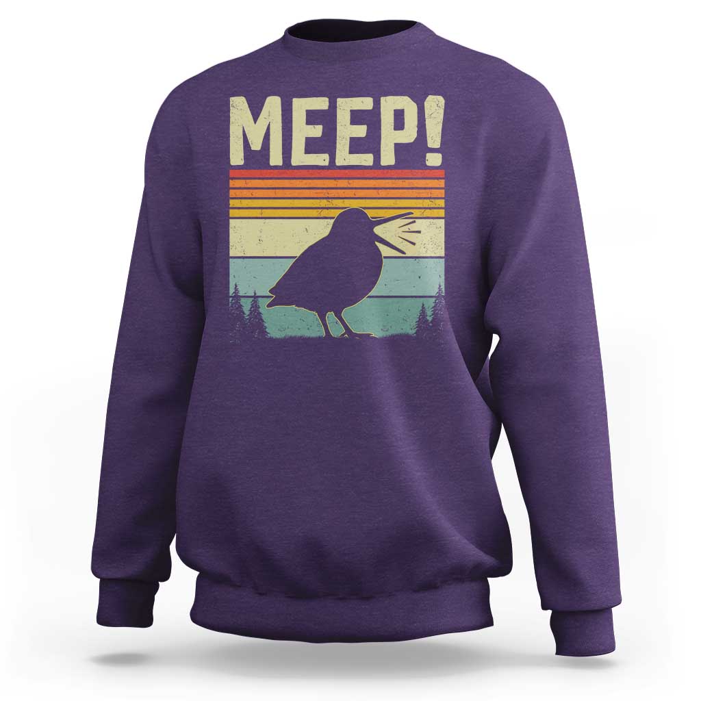 Meep Woodcock Sweatshirt Funny Nature Lover