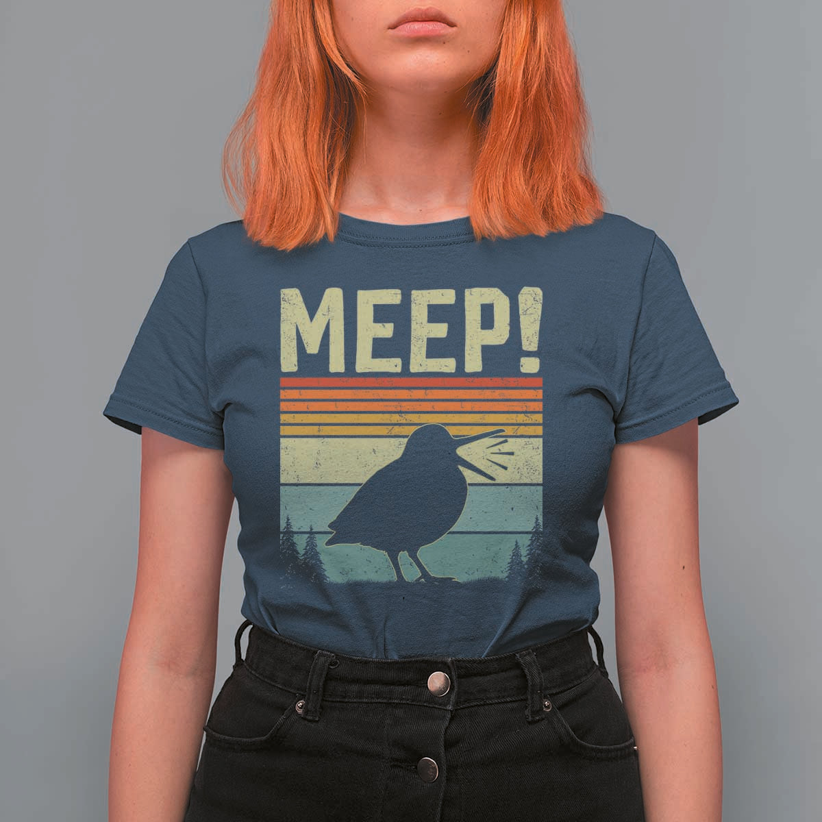 Meep Woodcock T Shirt For Women Funny Nature Lover