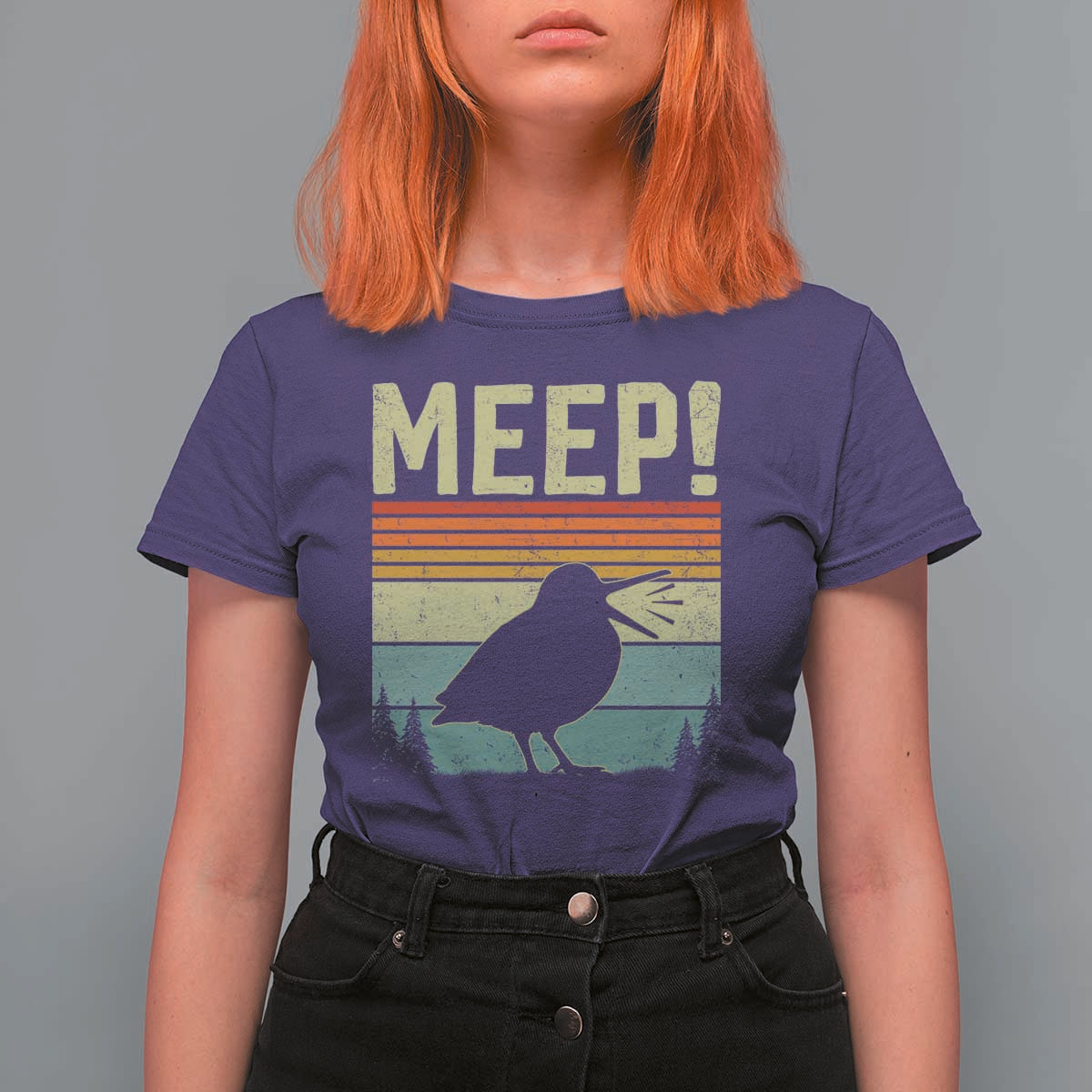 Meep Woodcock T Shirt For Women Funny Nature Lover