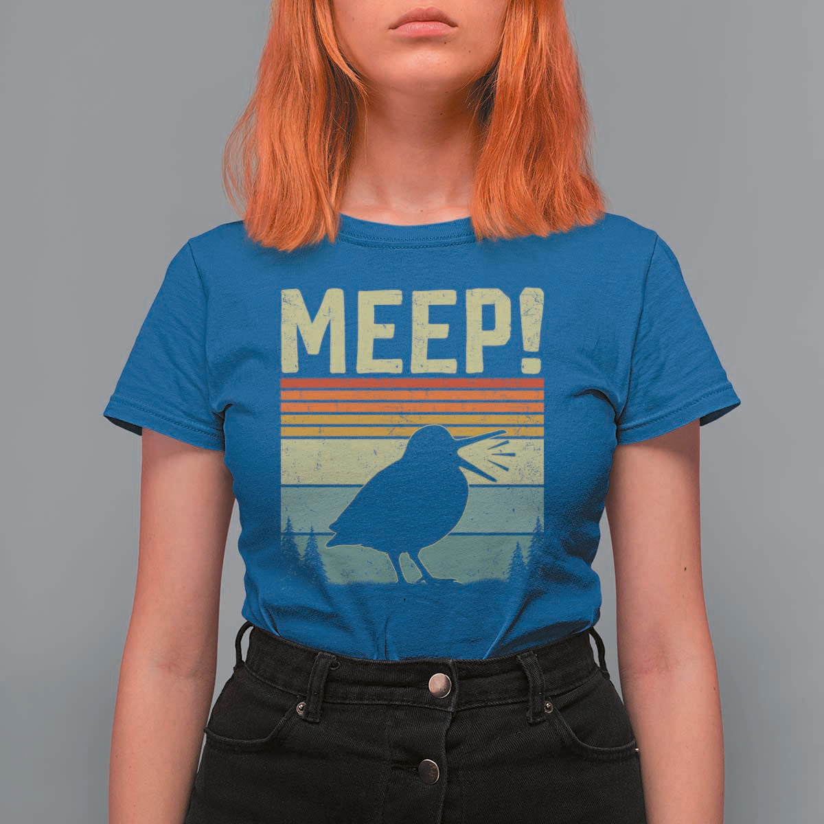Meep Woodcock T Shirt For Women Funny Nature Lover