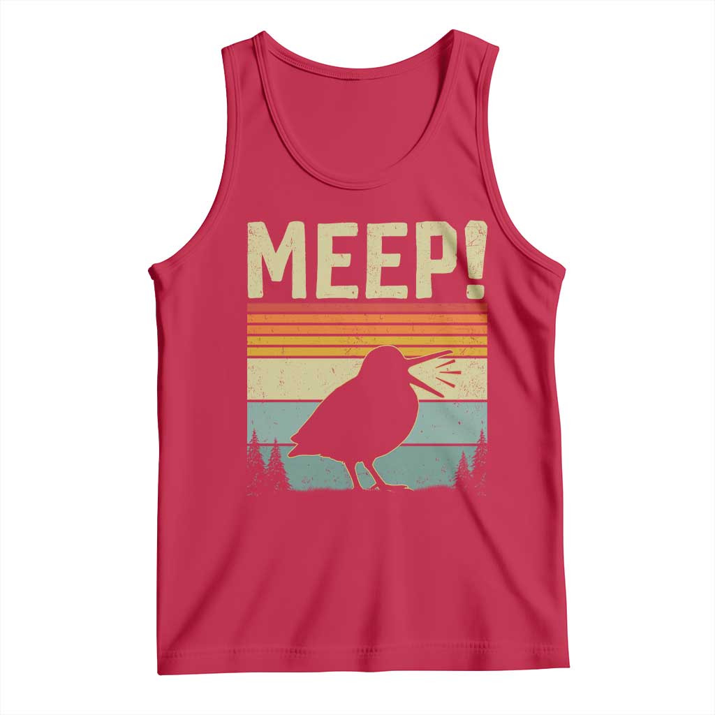 Meep Woodcock Tank Top Funny Nature Lover
