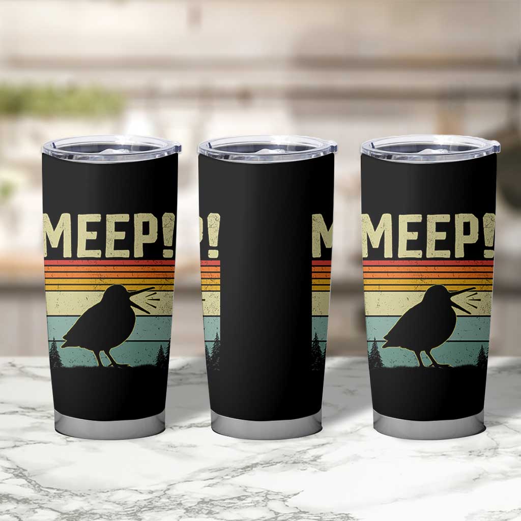 Meep Woodcock Tumbler Cup Funny Nature Lover