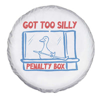 Hockey Got Too Silly Penalty Box Spare Tire Cover Silly Goose Meme