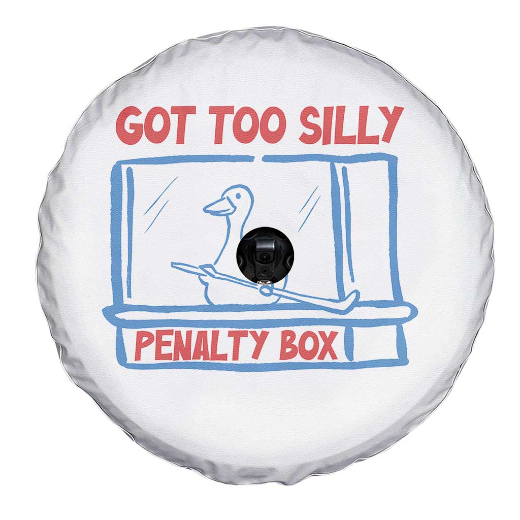 Hockey Got Too Silly Penalty Box Spare Tire Cover Silly Goose Meme