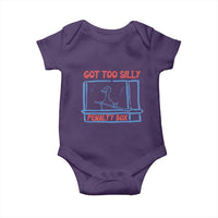 Hockey Got Too Silly Penalty Box Baby Onesie Silly Goose Meme