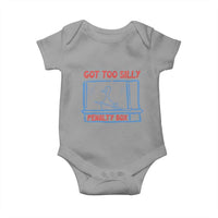Hockey Got Too Silly Penalty Box Baby Onesie Silly Goose Meme