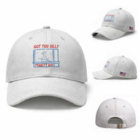 Hockey Got Too Silly Penalty Box Baseball Cap Silly Goose Meme
