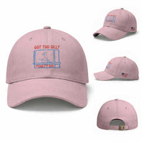 Hockey Got Too Silly Penalty Box Baseball Cap Silly Goose Meme