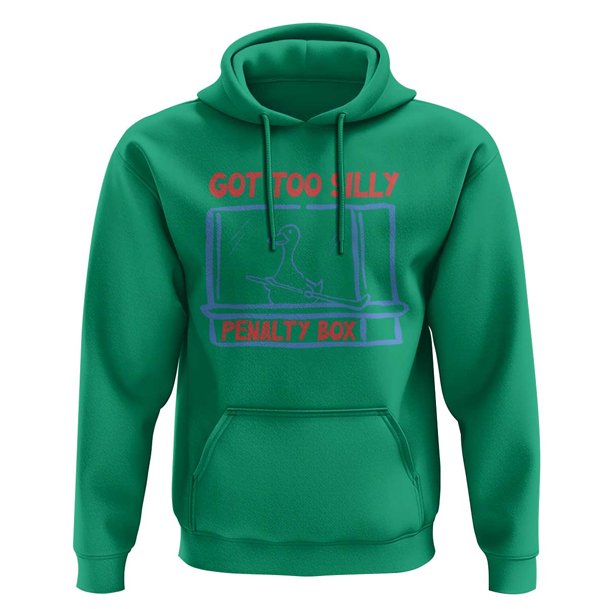 Hockey Got Too Silly Penalty Box Hoodie Silly Goose Meme