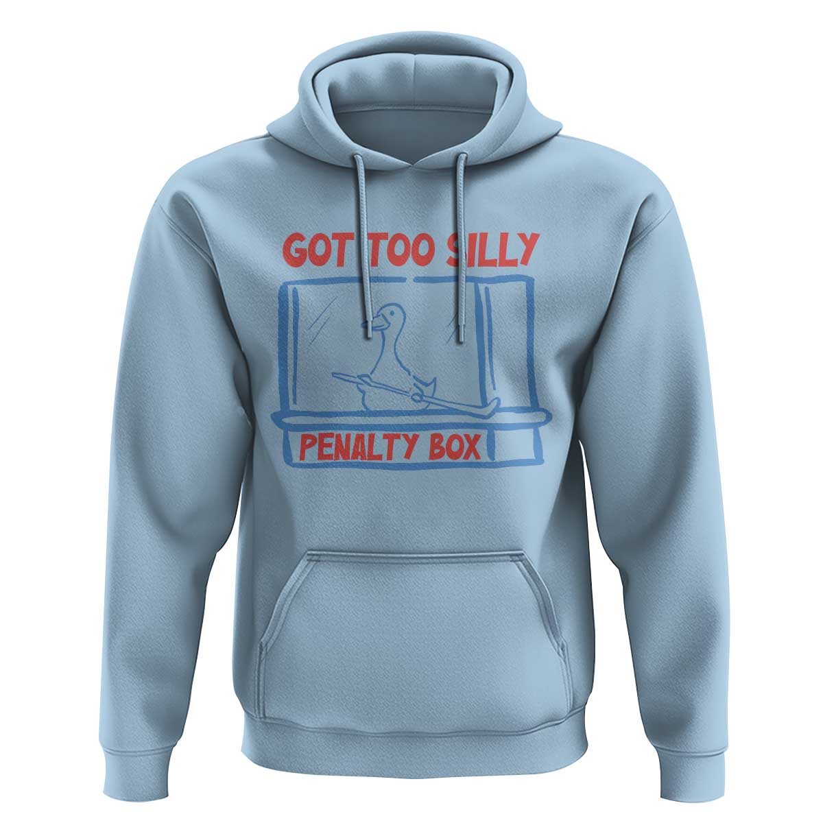 Hockey Got Too Silly Penalty Box Hoodie Silly Goose Meme
