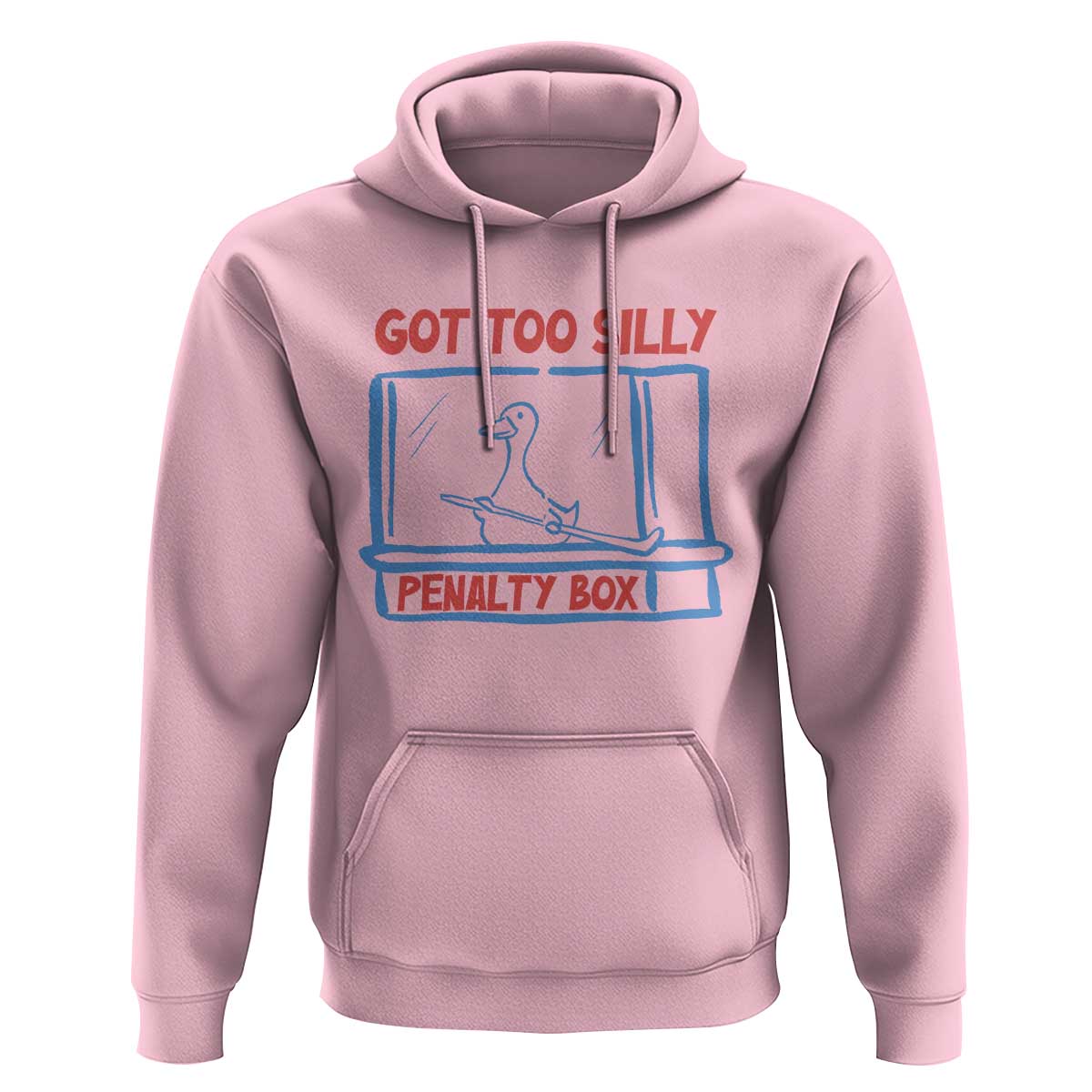 Hockey Got Too Silly Penalty Box Hoodie Silly Goose Meme