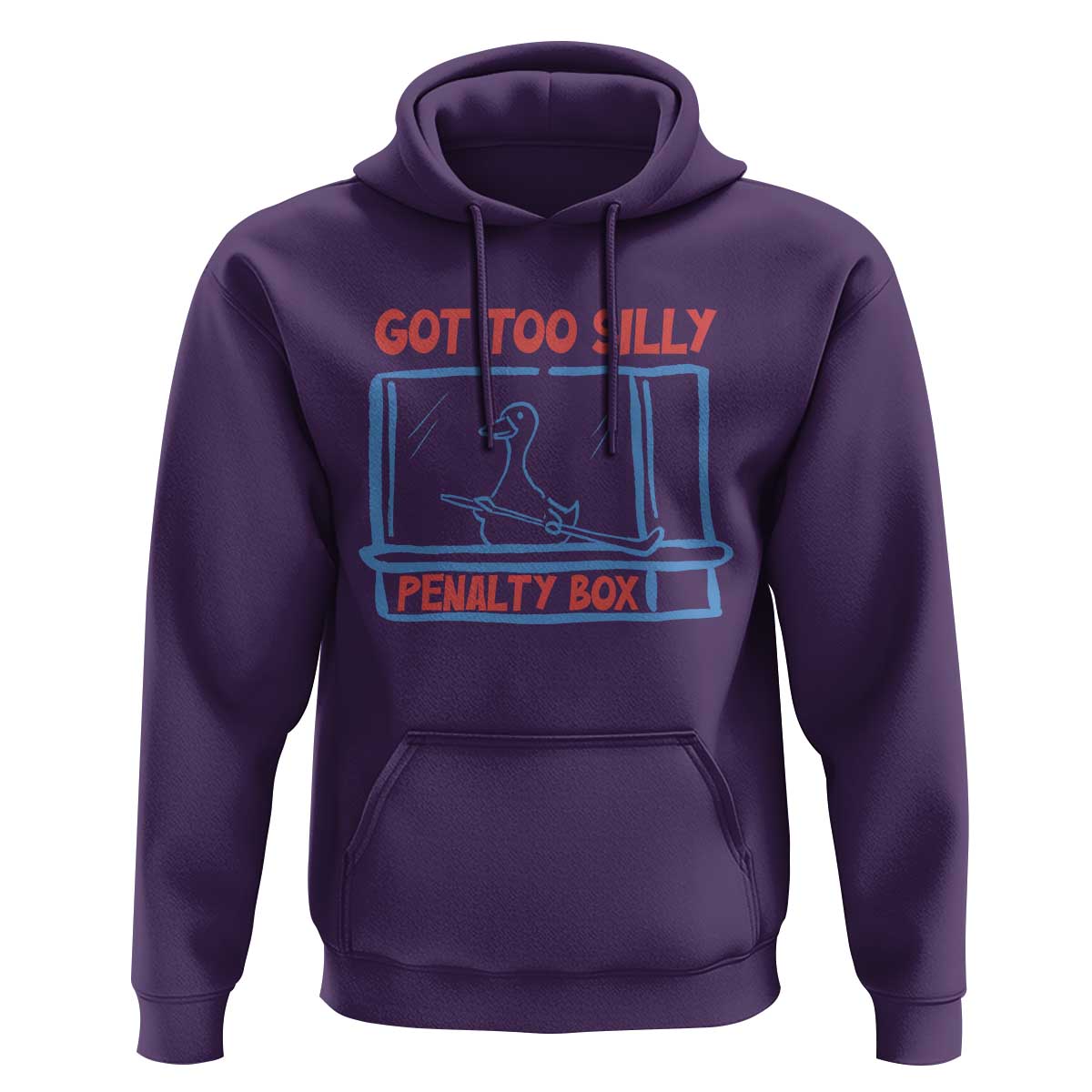 Hockey Got Too Silly Penalty Box Hoodie Silly Goose Meme