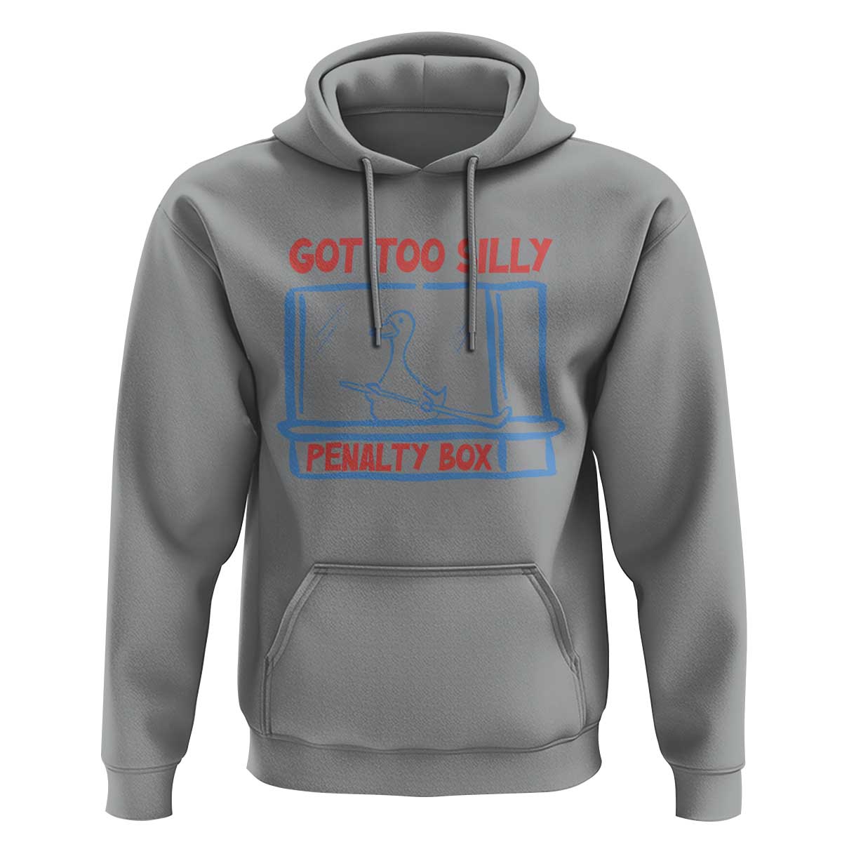 Hockey Got Too Silly Penalty Box Hoodie Silly Goose Meme