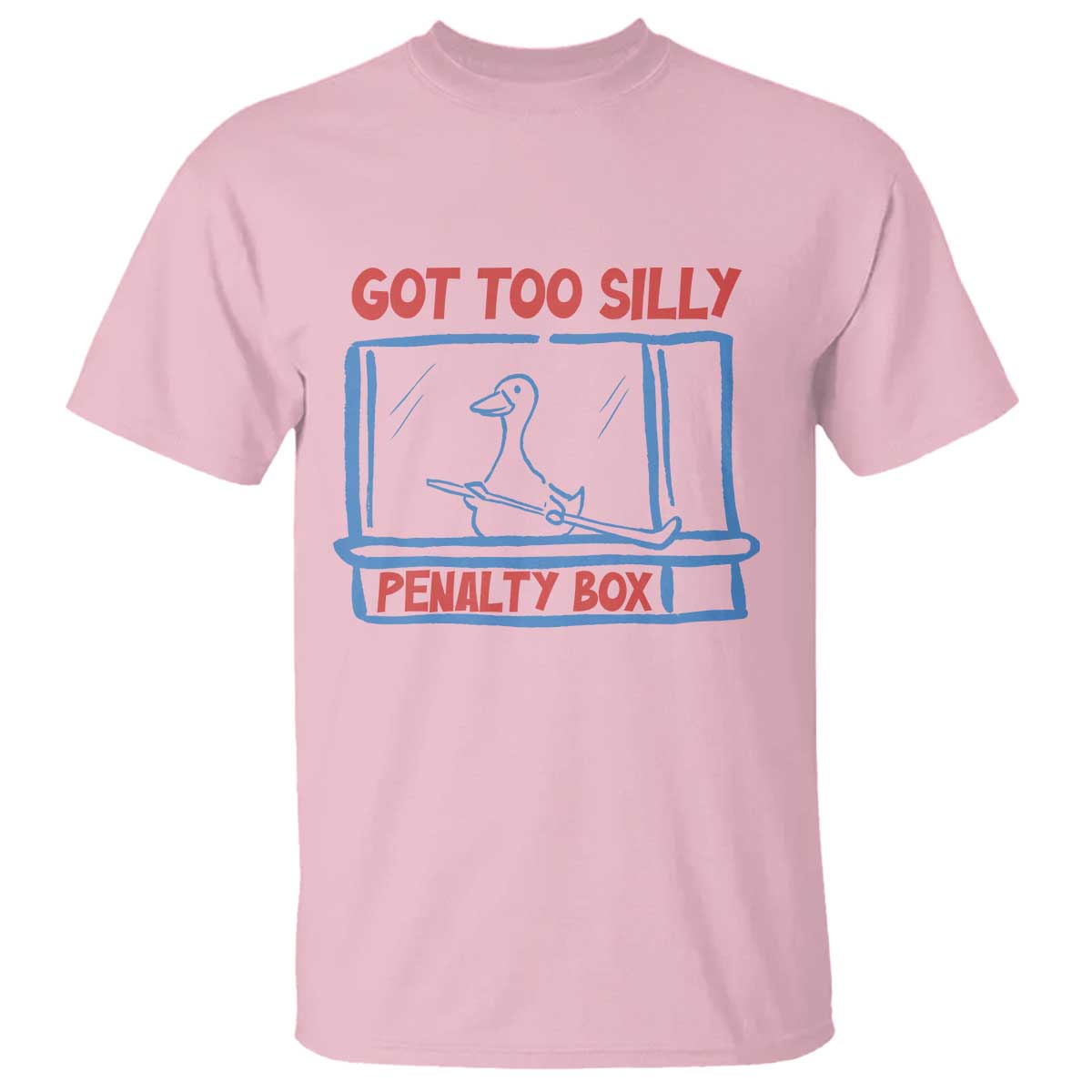 Hockey Got Too Silly Penalty Box T Shirt Silly Goose Meme