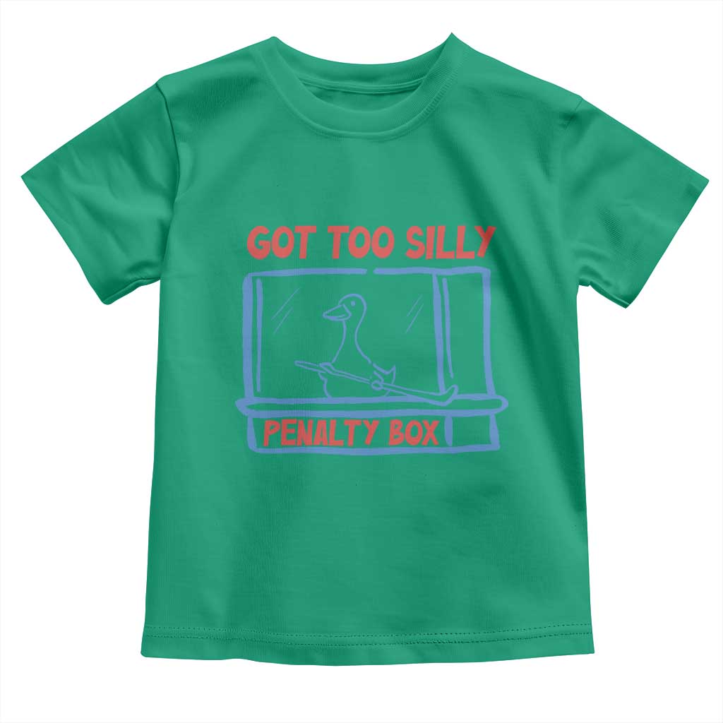 Hockey Got Too Silly Penalty Box Toddler T Shirt Silly Goose Meme