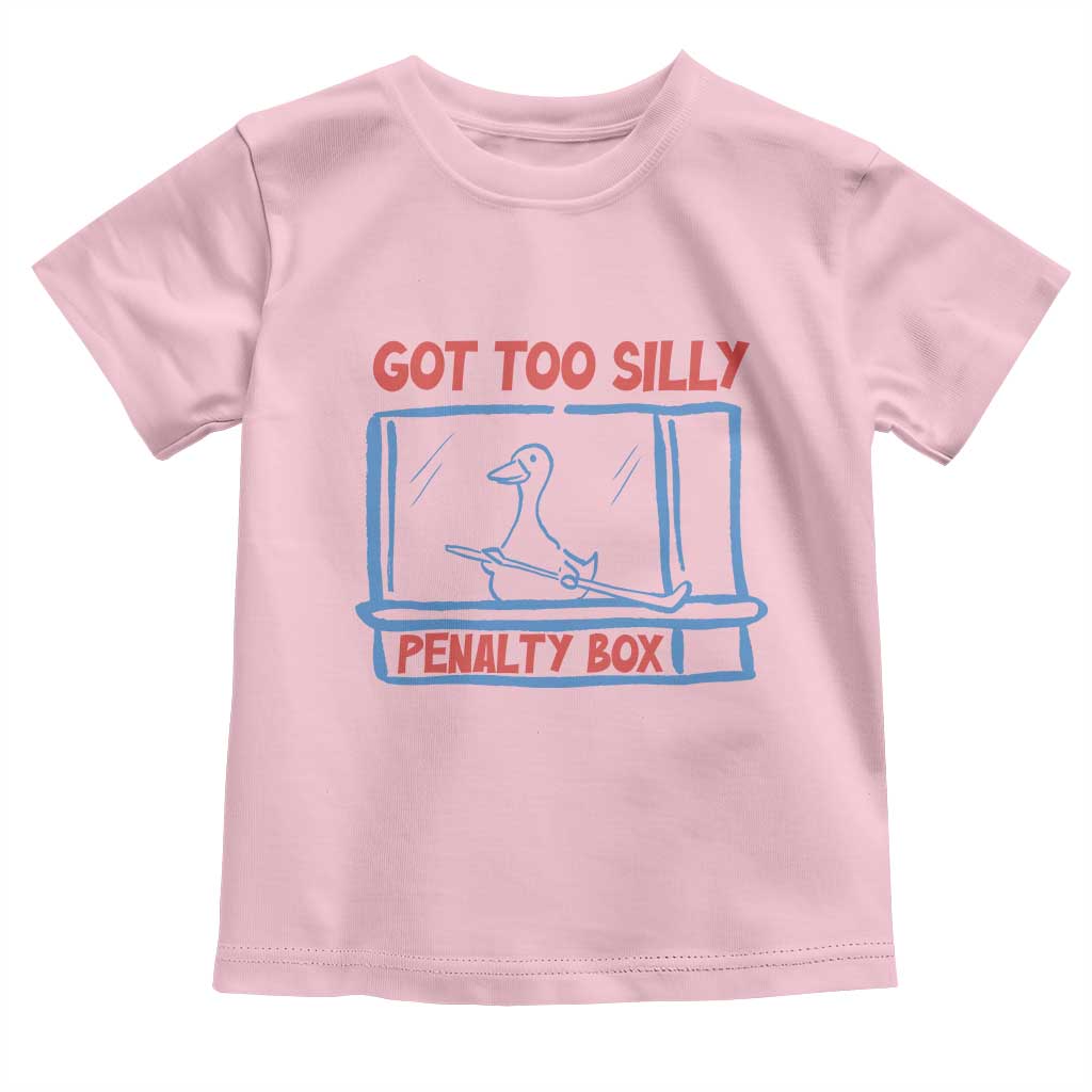Hockey Got Too Silly Penalty Box Toddler T Shirt Silly Goose Meme