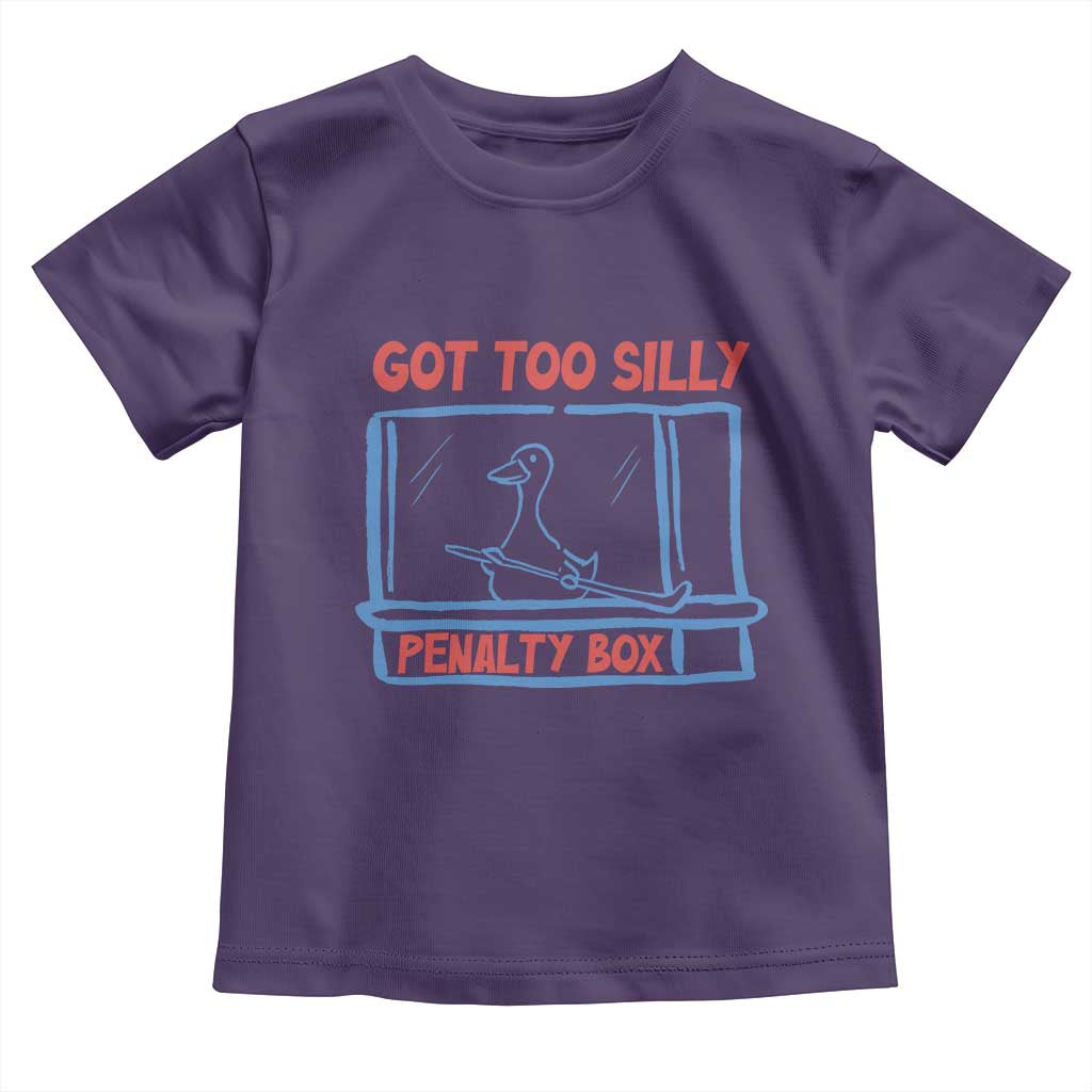 Hockey Got Too Silly Penalty Box Toddler T Shirt Silly Goose Meme